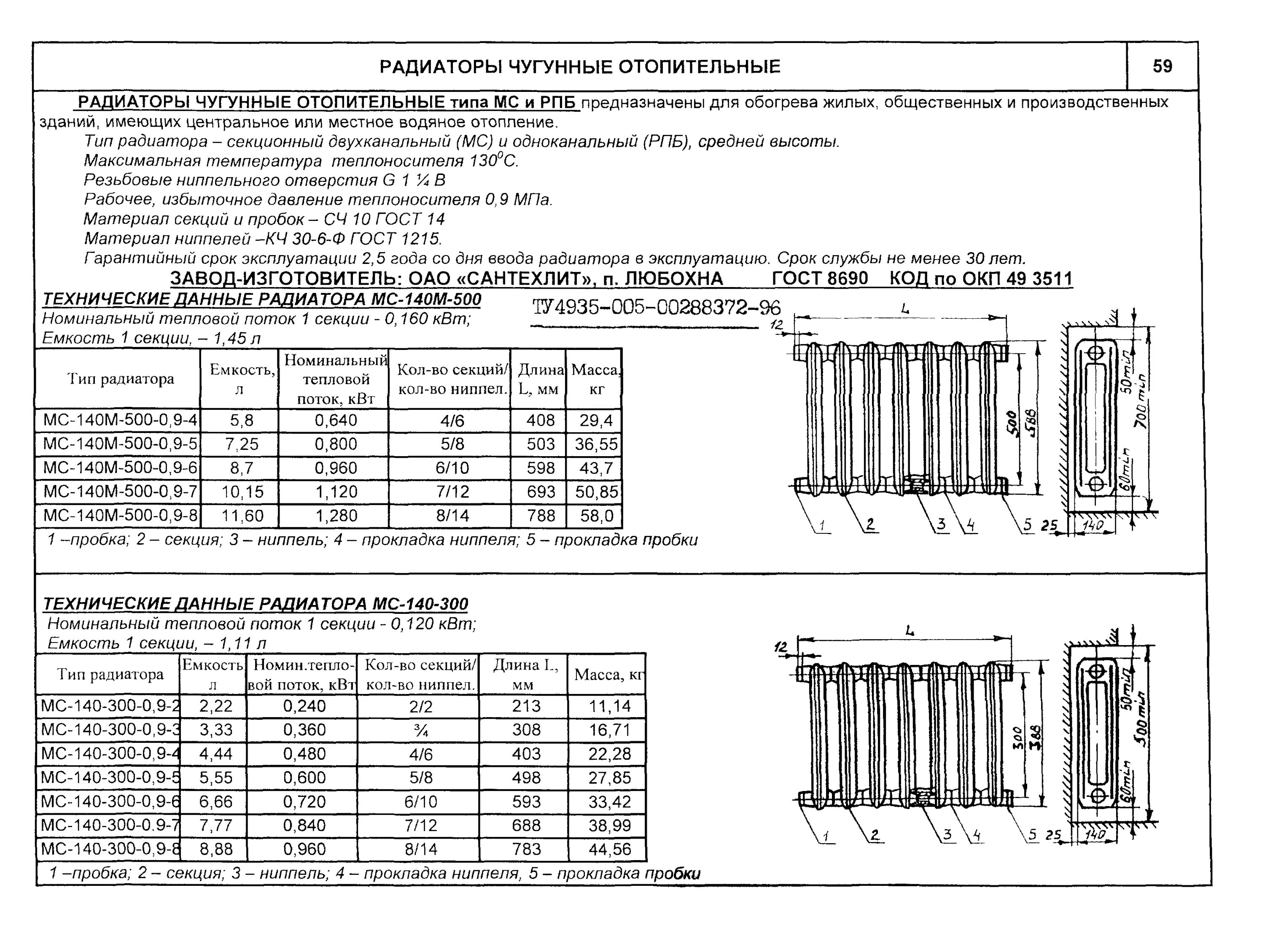 Гост радиаторы отопления. Радиатор МС-140 мощность 1 секции КВТ. Радиатор чугунный МС-140 мощность 1 секции КВТ. Мощность чугунной секции радиатора МС-140. Радиатор МС-140-500 мощность 1 секции.