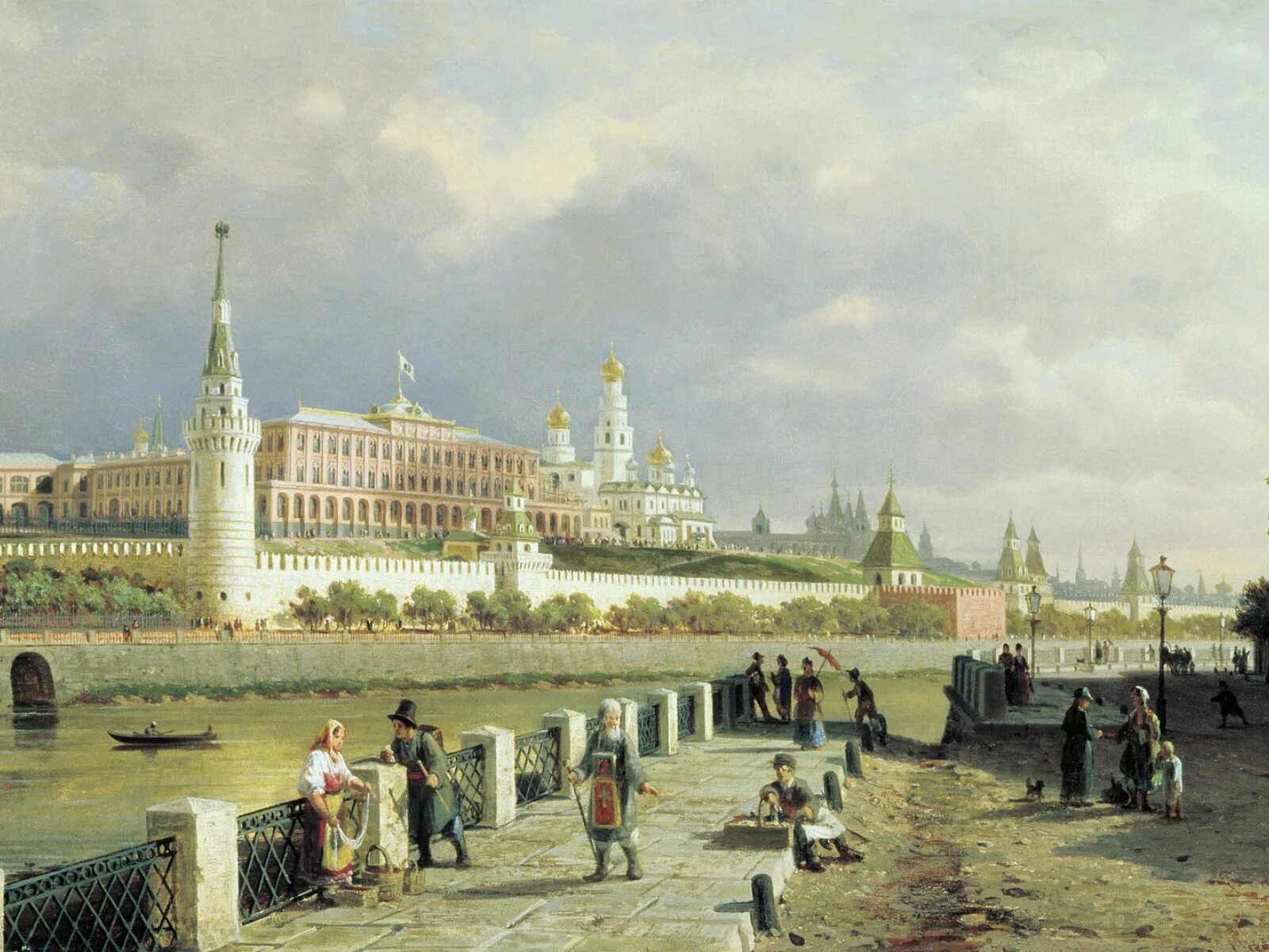 Белый город в москве век. Петра Верещагина «вид на Кремль» 1879 года.