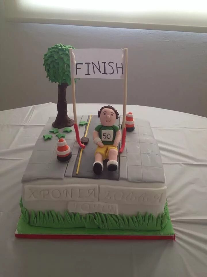 Running cake