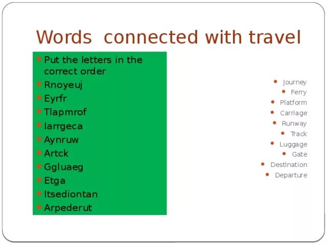 Were connected with me. Words connected with travel. connective words. words connected with travelling. travel connected words.