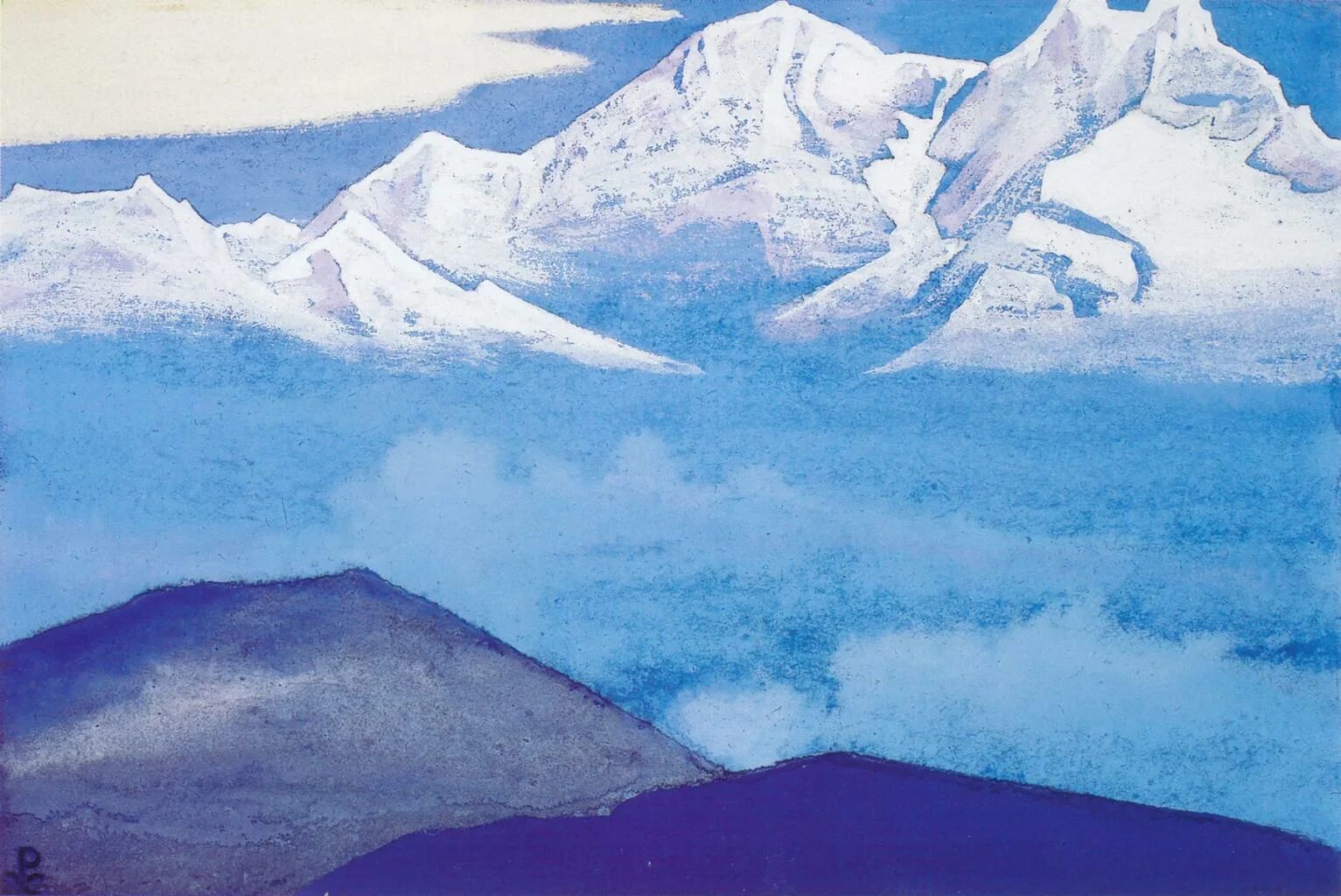Рерих канченджанга гималаи картина. Н. Рерих гималаи картины. Рерих канченджанга гималаи. Рерих тибет гималаи.
