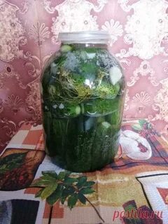 Простой рецепт заготовки огурцов
