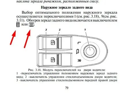 Как включить подогрев зеркал