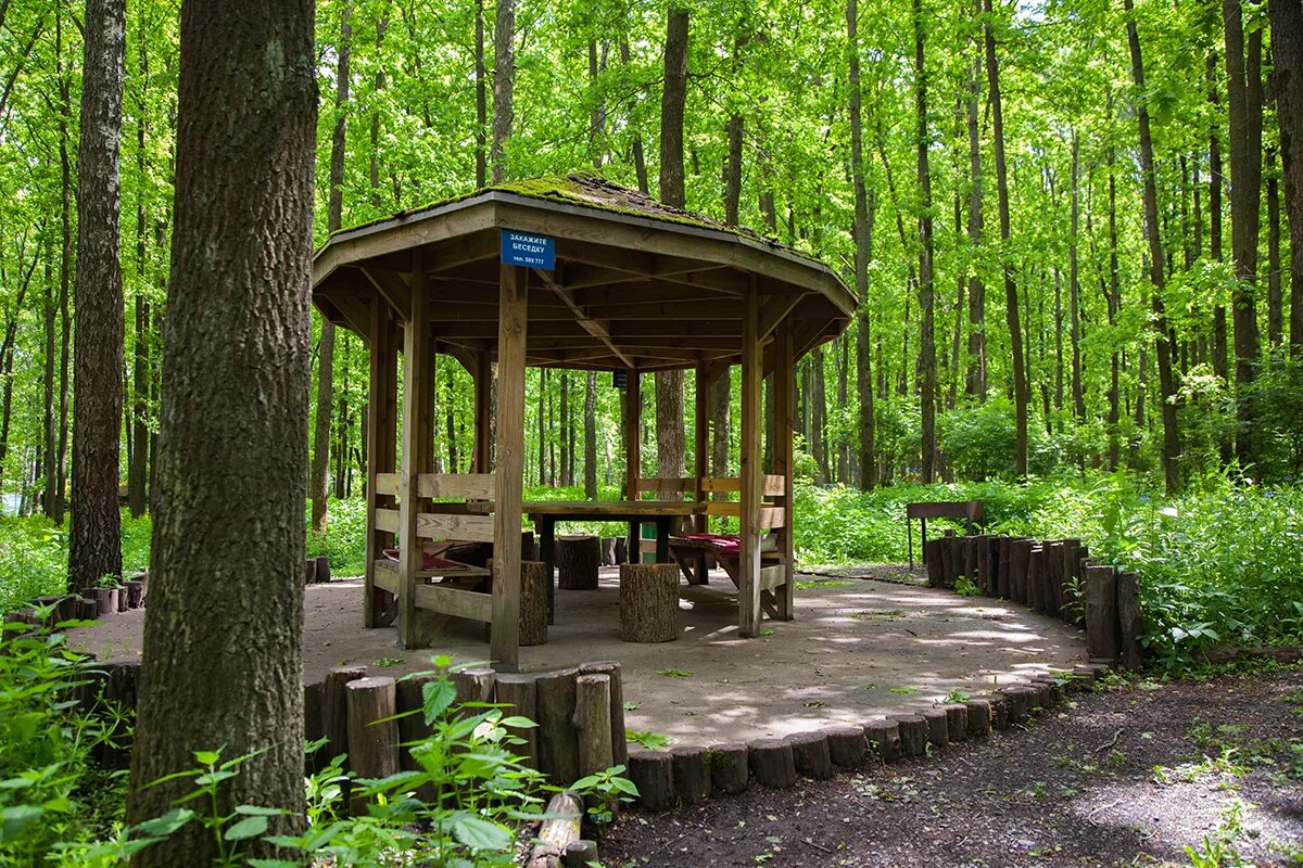 This #gazebo serves as an entranceway to the forest beyond the garden. Using a g
