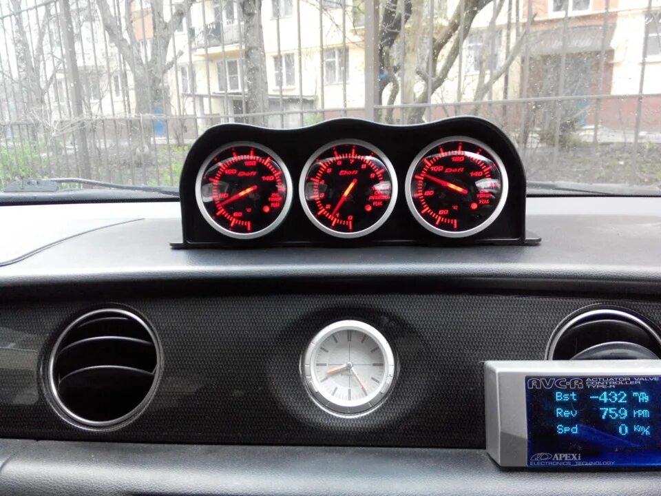 Датчик давления турбо Defi в 4М40 - Mitsubishi Pajero (2G), 2,8 л, 1995 года тюн