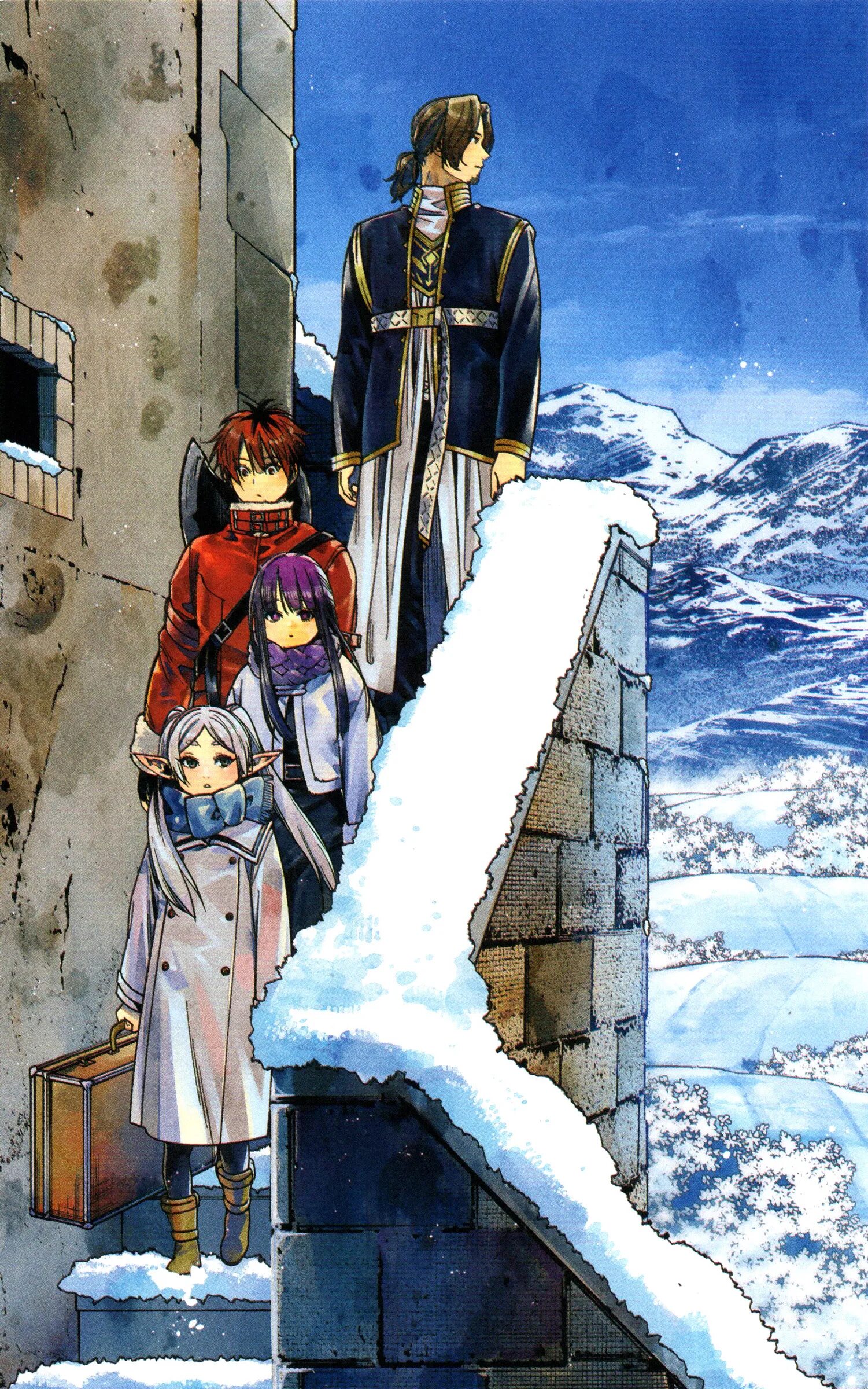 Frieren beyond journey. Frieren: beyond journey&#039;s end. фрирен манга. фрирен провожающая.