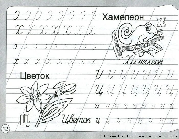 Как пишется прописная ц