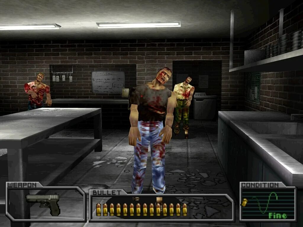 Резидент ивел на сони. Resident Evil Survivor Sony PLAYSTATION 1.