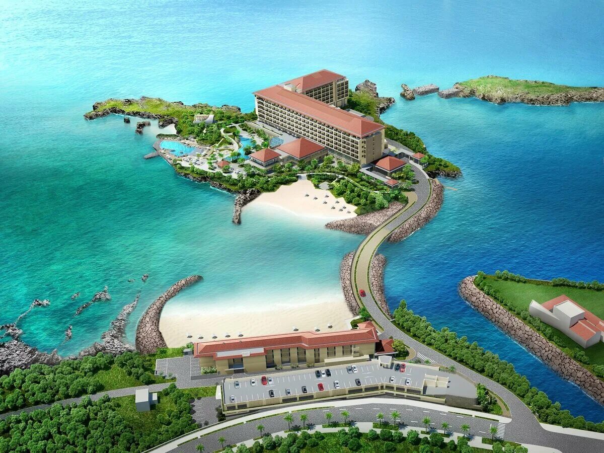 Город остров курорт. Окинава (остров). Город остров курорт. Окинава (остров). Насыпной остров на санья.