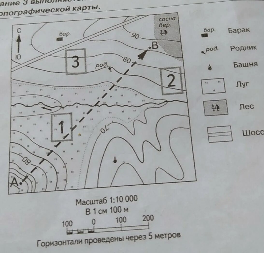 В каком направлении от башни расположена церковь. На каком берегу реки находится родник. в каком направлении от родника расположен. в каком направлении от родника расположена церковь. задание в каком направлении находится родник от башни.