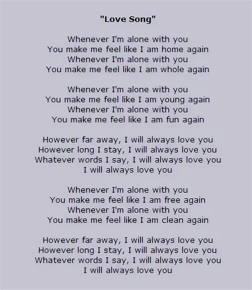 Long for you перевод песни. Im Alone текст. I will always Love you текст. My Love текст. I M Alone перевод на русский.