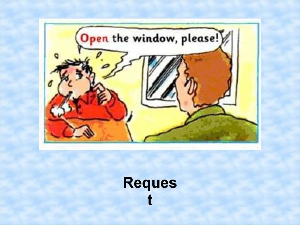May open the window please