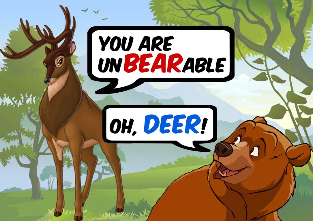 Oh deer перевод с английского. English jokes. английский анекдот. easy jokes in english. unbearable oh deer.