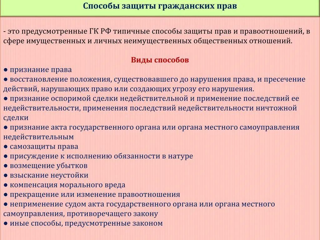 К способам защиты гражданских прав не относится. Понятие способы и порядок защиты гражданских прав. Каковы формы защиты гражданских прав. Способы защиты гр прав. Способы защиты градалнскихтправ.