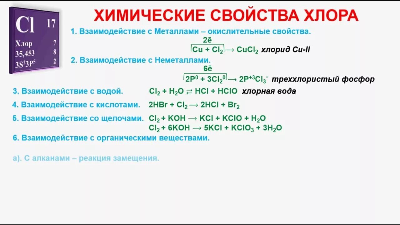 Физические свойства хлора 2. Физические свойства хлор 2. Хлор химические свойства таблица. Химические свойства хлора с неметаллами. Характерные признаки хлора