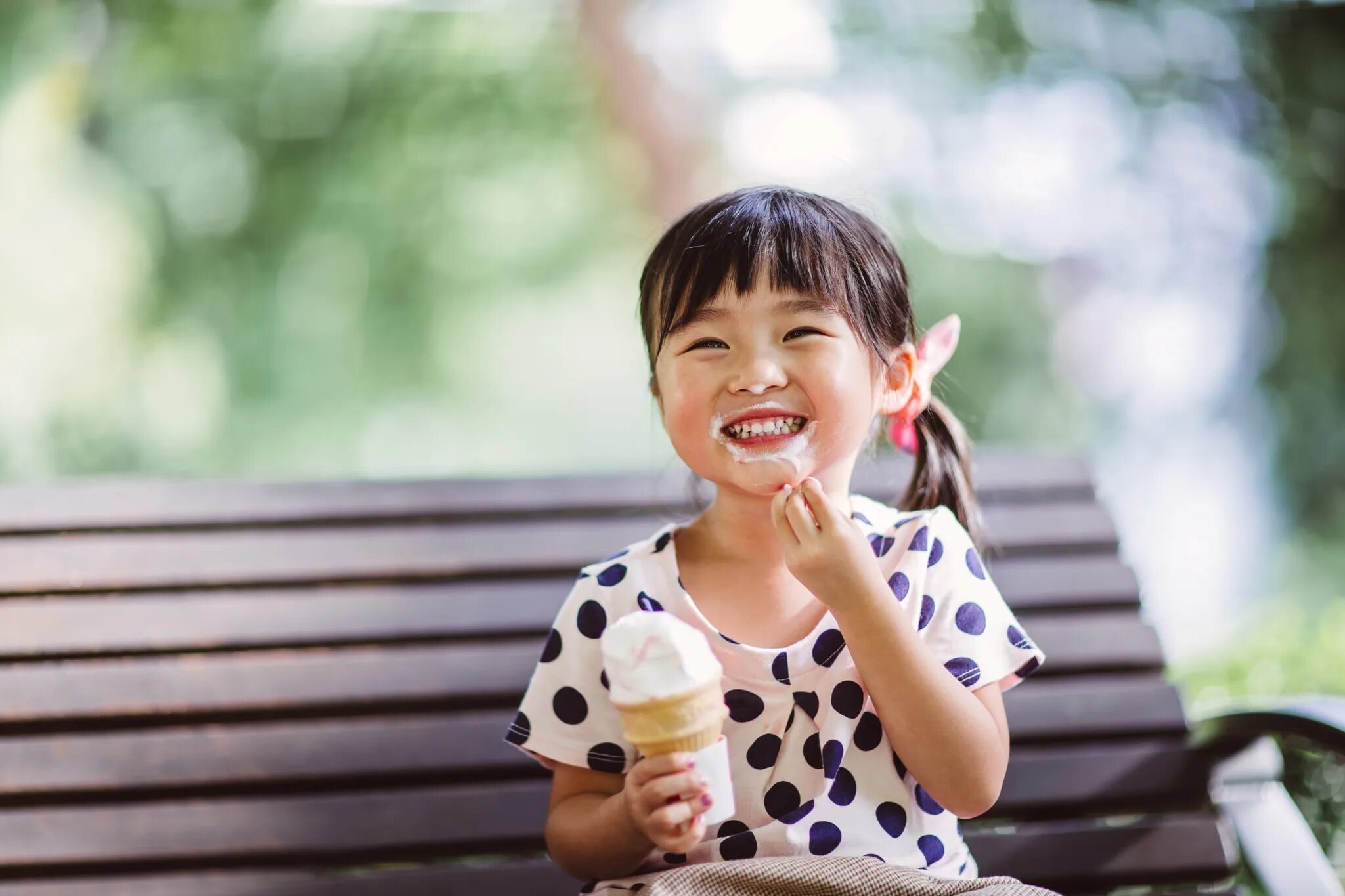 I eat ice cream every day