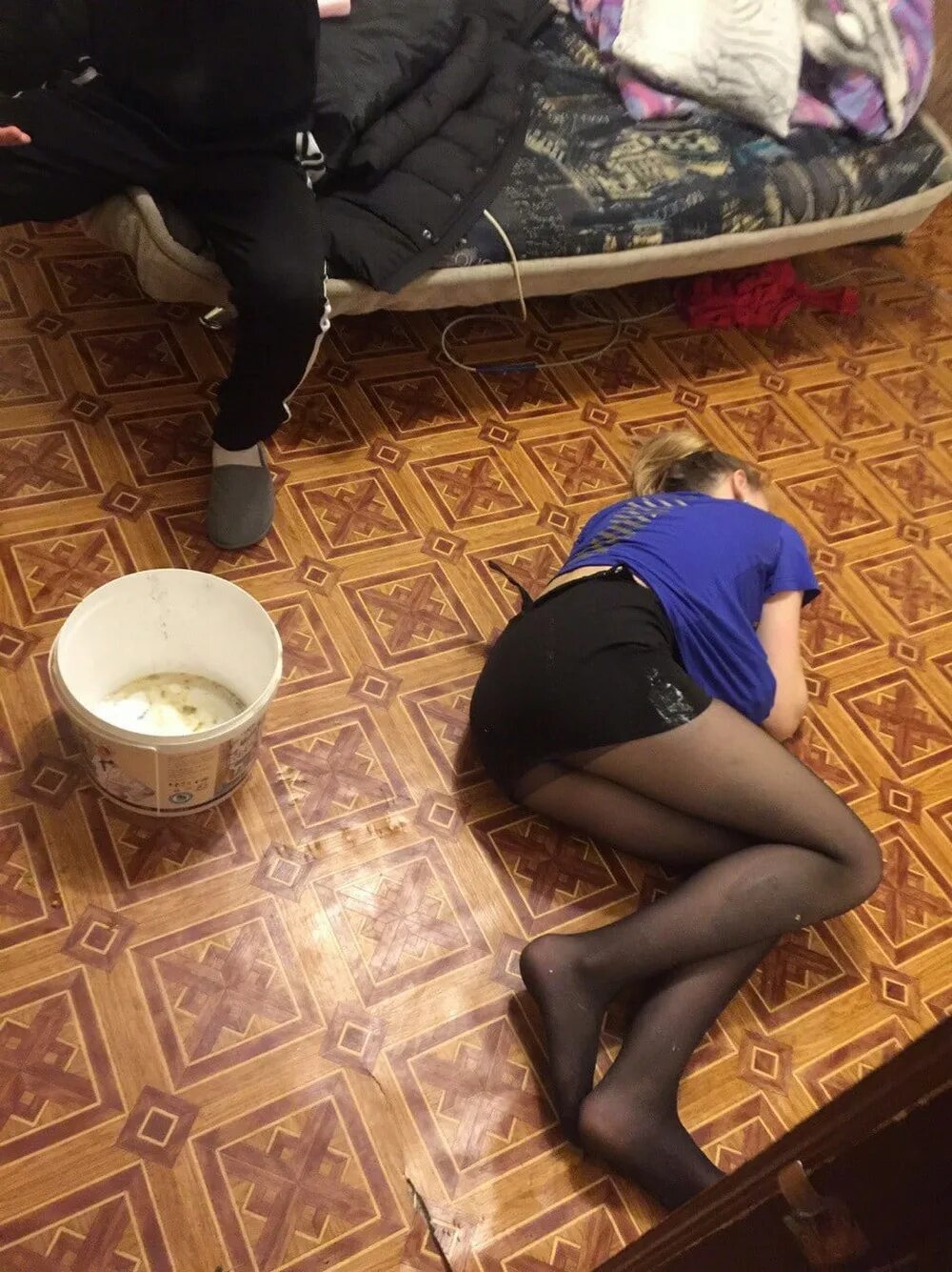 Спящие мачеха с разговорами