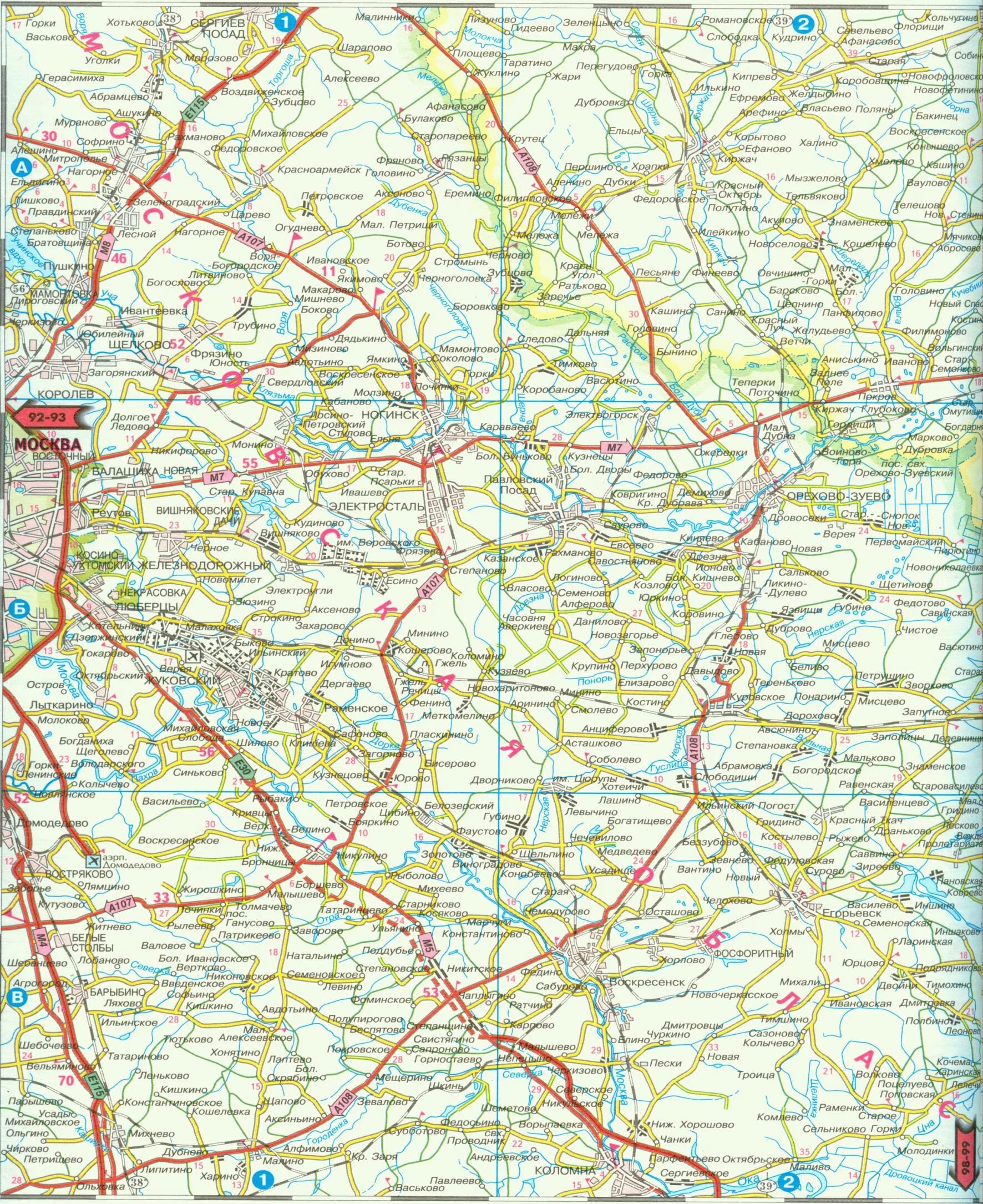 Дороги подмосковья карта. Карта автомобильных дорог Московской области. Карта автодорог Подмосковья подробная. Карта автодорог Московской обл. Автомобильная карта Московской области подробная.