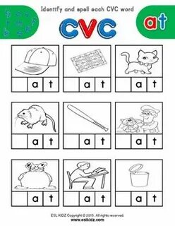 Cvc worksheets for kids