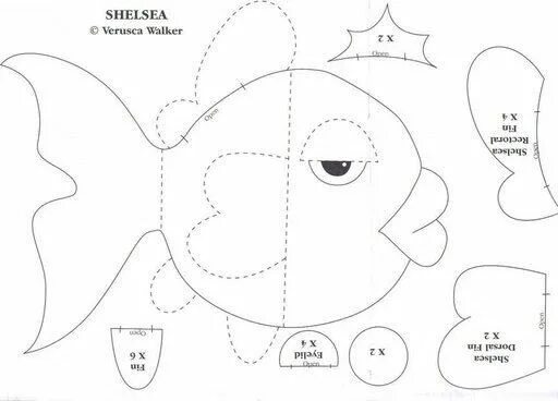 PEIXES - MODELOS E MOLDES ```--..-Blog da Tia Alê Batman