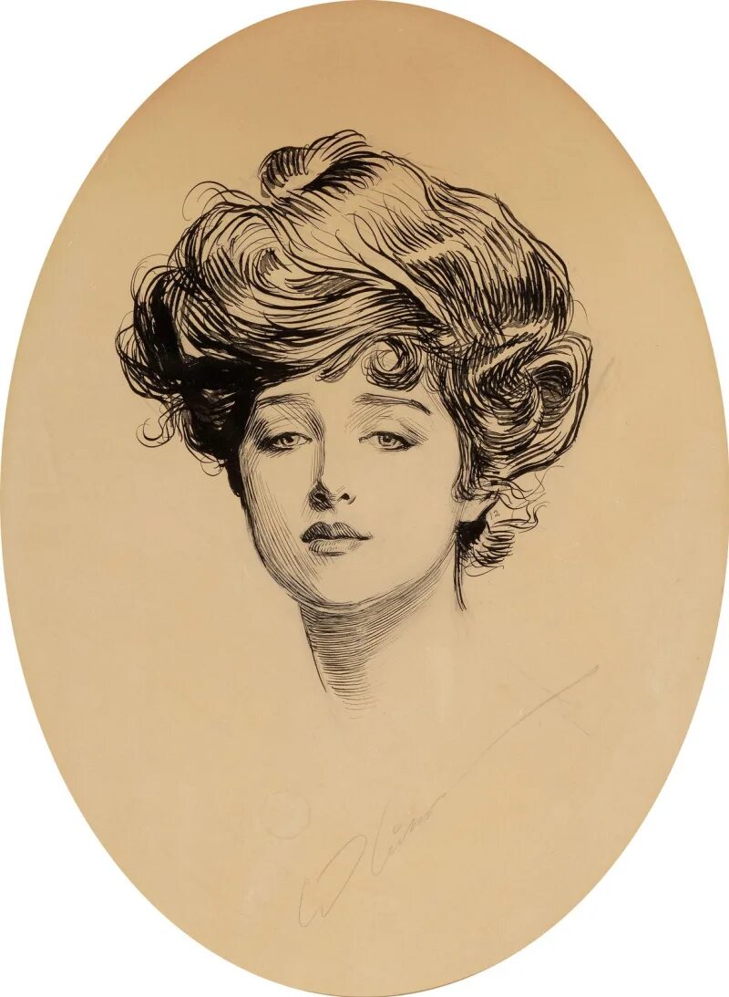 Charles Dana Gibson художник. Девушки гибсона