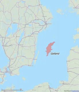 Остров готланд на карте балтийского моря