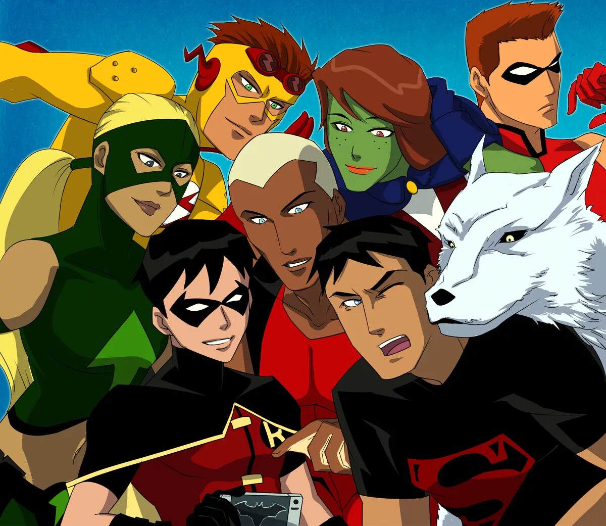 Мультсериалы про героев. Супергерои DC юная лига справедливости.