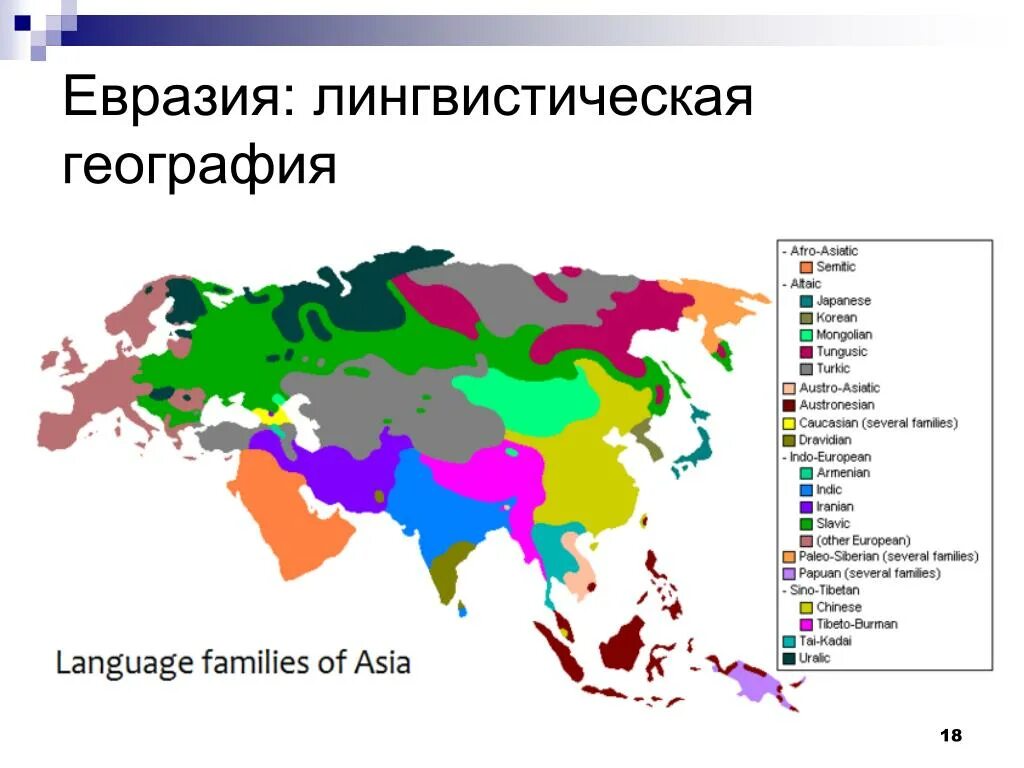 Язык народа евразии. Языковые семьи Евразии карта. Карта языковых семей Евразии. Языковые семьи Росси на карте.