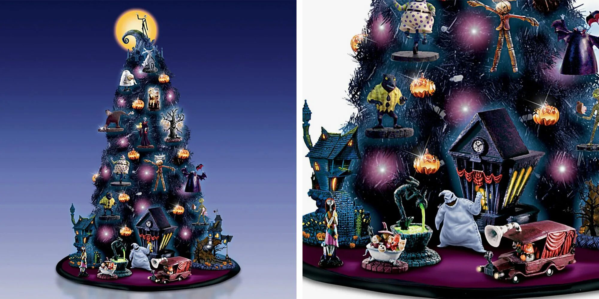 Days before christmas. Кошмар перед Рождеством елка. Елка Disney Tabletop Christmas Tree. Рождество Дисней тим Бертон. Елка из кошмар перед Рождеством.