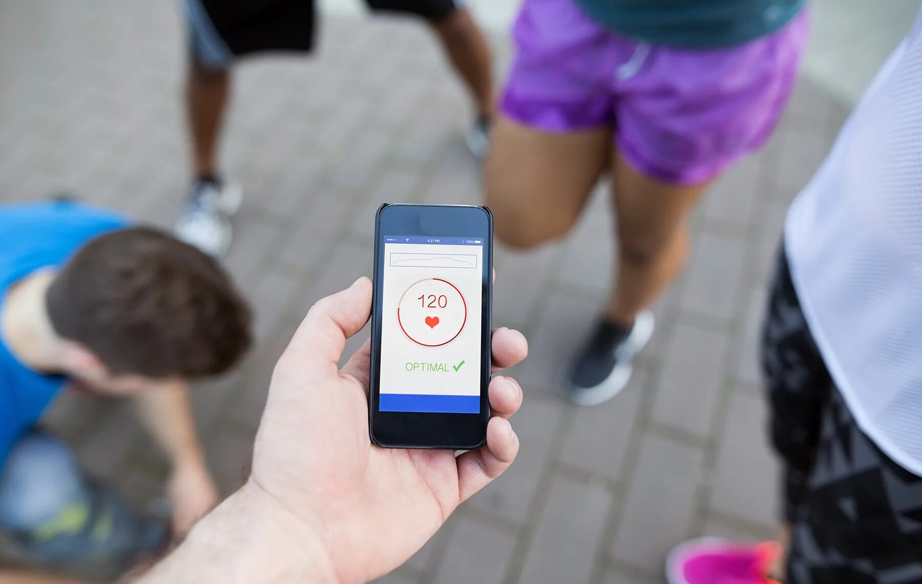 Run app on the phone. Run app on the phone
