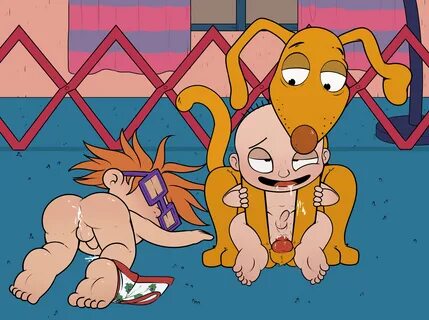 chuckie finster, spike (rugrats), tommy pickles, nickelodeon, rugrats, hi r...