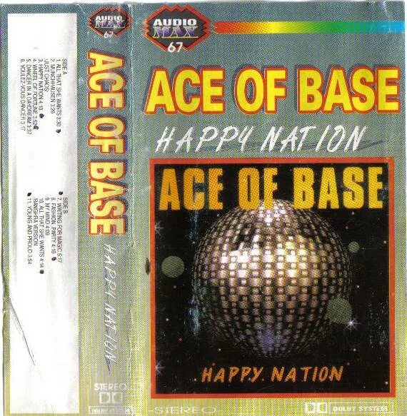 Happy nation год. Ace of Base аудиокассеты. Ace of Base Happy Nation обложка. Ace of Base кассета. Ace of Base 1992.