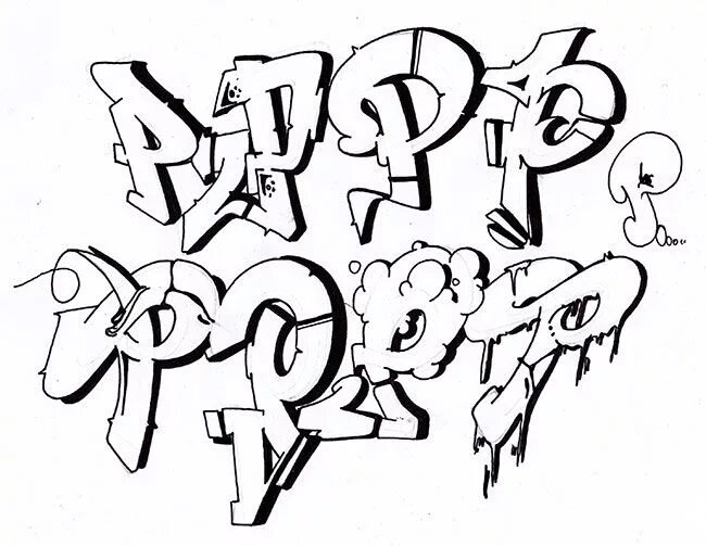 P p style text