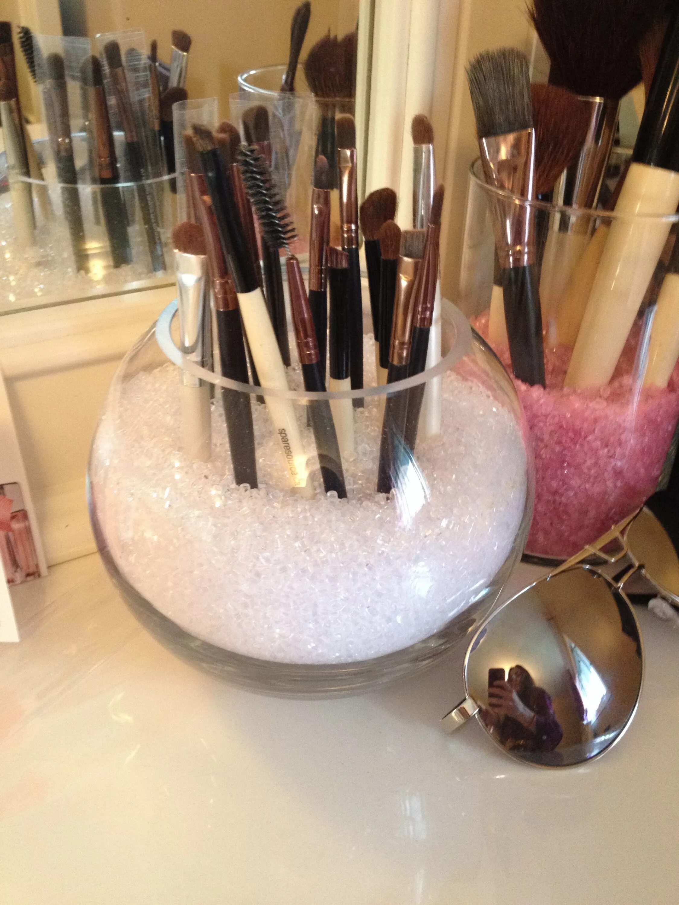 Как лучше хранить кисти для макияжа Soporte organizador limpiador de brochas Y pinceles de maquillaje silicona eBay