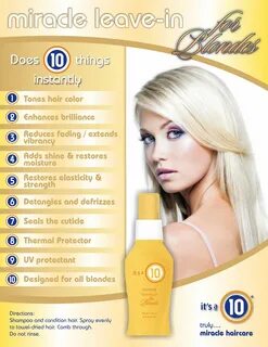 Conditioner For Blonde This Is Miracle Stuff For True Blondes Or Us Faux Bl...