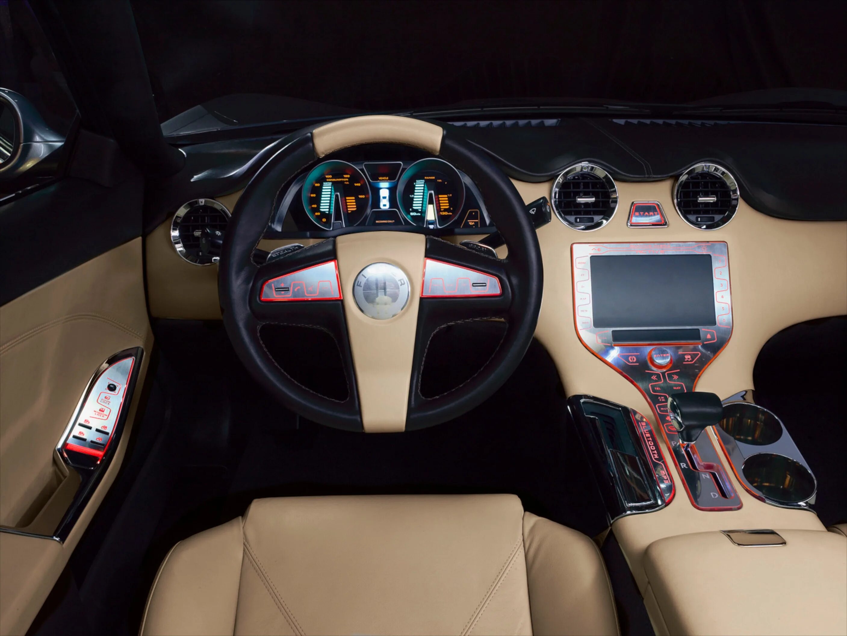 Самый красивый салон. Fisker Karma салон. Fisker Karma Interior. Fisker Karma интерьер. Fisker Karma 2008.