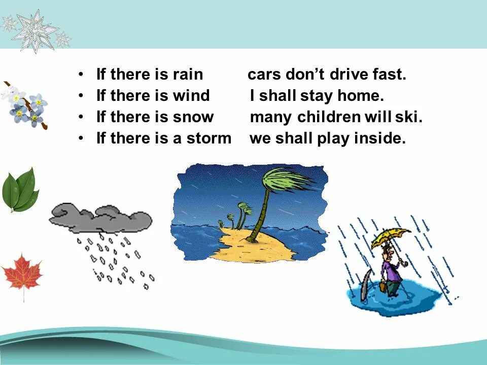 The weather fine ответ. Презентация whether if. виды дождей in english. there is с погодой. if the weather is fine we will go for a walk.