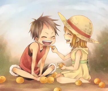 One piece luffy nami