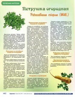 Петрушка инструкция