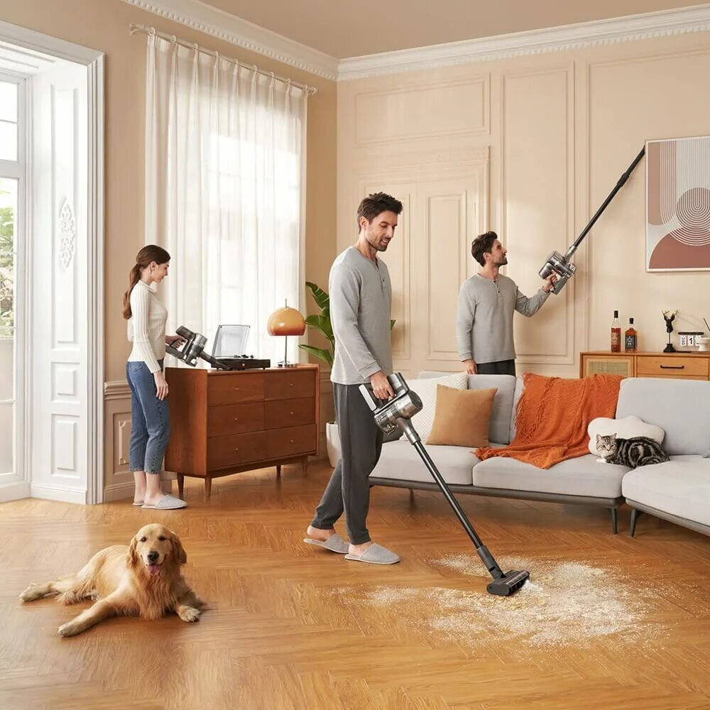 Пылесос dreame r20 cordless vacuum. Пылесос беспроводной z. wireless vacuum cleaner.