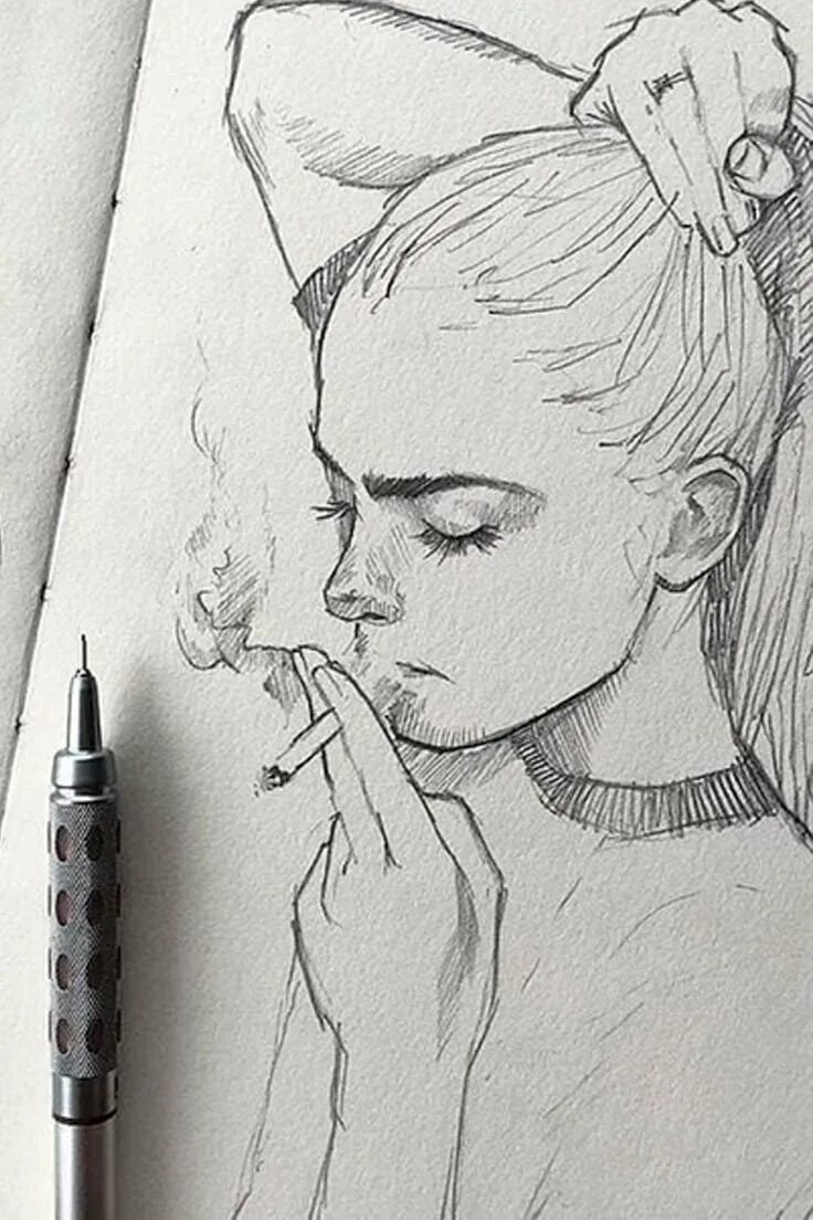 Девочка карандашом для скетчбука. Красивые скетчи карандашом. идеи для зарисовок. р̊и̊с̊у̊н̊к̊и̊ д̊л̊я̊ с̊у̊е̊т̊ч̊ б̊ы̊к̊а̊. рисунки для скейчбокса.