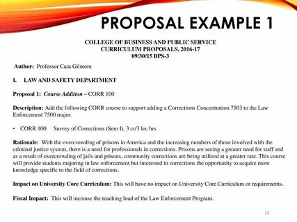 Proposal example