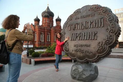 Сколько весит памятник тульскому прянику