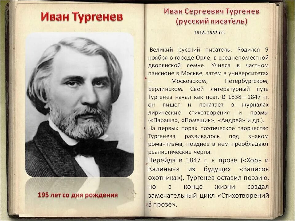 Писатели россии по годам