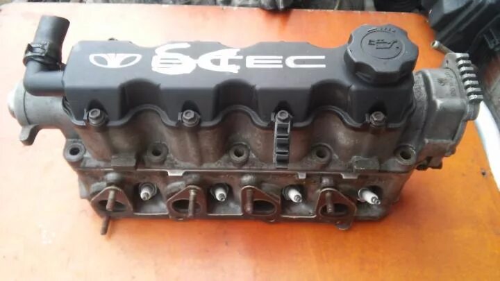 5. Головка блока цилиндров шевроле ланос 1. 5. Гбц шевроле ланос 1. Головка 1.