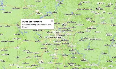 Погода в волоколамске карта