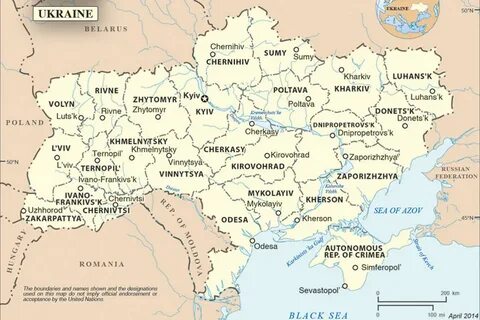 Ukrainian map