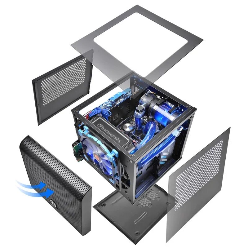 Корпус Thermaltake Core v1. Корпус MINIITX Thermaltake Core v1. Thermaltake Core v1 Mini ITX. Корпус Thermaltake Core v1 Snow.