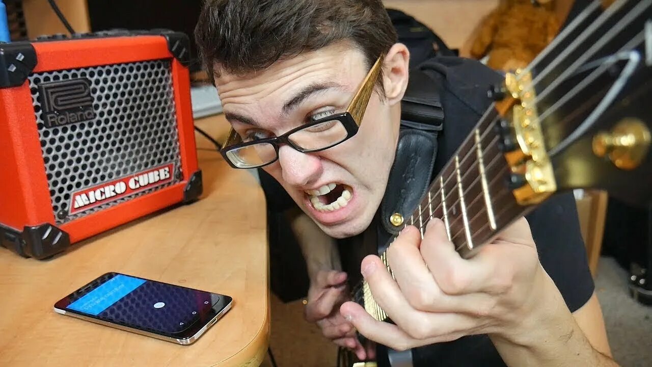 Steve Terreberry. ПРАНК гитарист. Steve t Djent. Steve Terreberry кривляется.