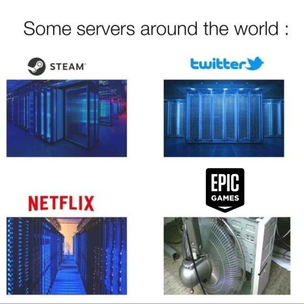 Эпик геймс сервер отключен. Мемы про сервера. Сервер Мем. Сервера ЭПИК геймс. Сервера Steam.